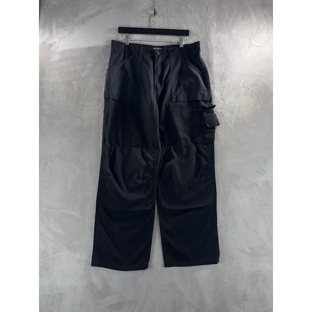 BLAKLADER Workwear Cargo Pants Mens Size 36x30 Black Utility Tactical Heavy Duty